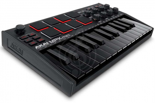 Изображение AKAI PRO MPK MINI MK3 Black - MIDI-клавиатура
