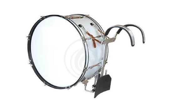 Изображение AP Percussion MB-2212 - Барабан маршевый большой 22"х12" белый 