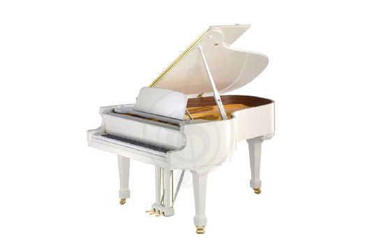 Изображение Bechstein B 160 WHP CHR - Рояль акустический белый, полированный, отделка хром