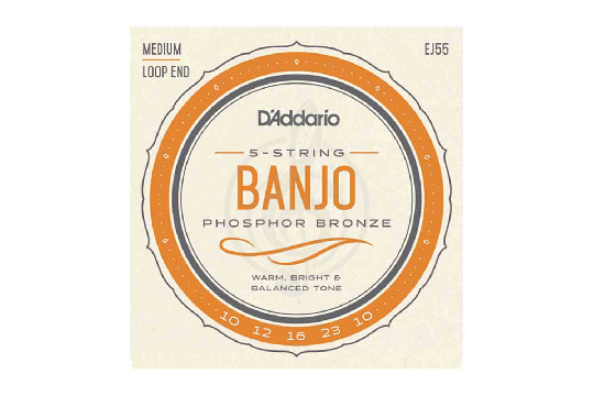 Изображение D'Addario EJ55 - Струны для банджо