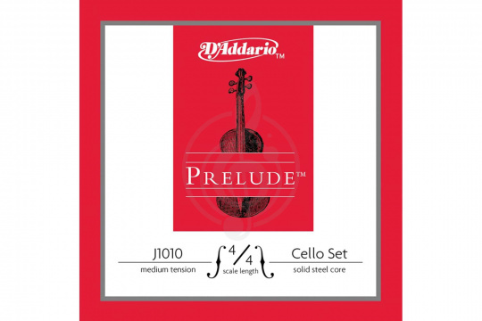 Изображение D`Addario J1010-4/4M PRELUDE - Комплект струн для виолончели