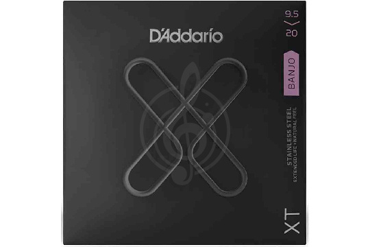 Изображение D'Addario XTJ09520 XT - Cтруны для 5-струнного банджо
