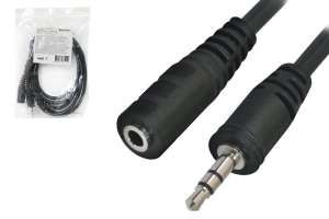 Изображение DEFENDER Аудио-кабель JACK02-05 JACK M- JACK F, 1.5 м