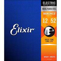 Изображение Elixir 12152 NANOWEB, струны для электрогитары 12-52