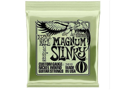 Изображение Ernie Ball 2618 Nickel Wound Magnum Slinky Magnum 12-56 - Струны для электрогитары