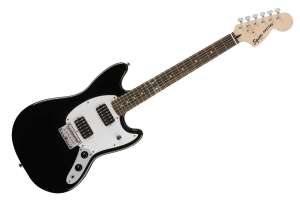 Изображение FENDER SQUIER BULLET MUSTANG HH BLACK - Электрогитара 