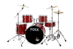 Изображение Foix LH-21H21 - Барабанная установка, красная