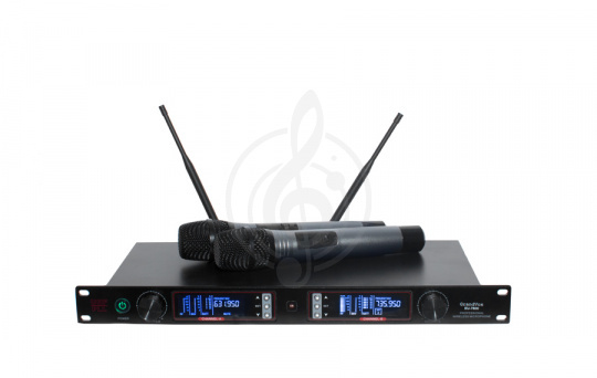 Изображение GrandVox EU-7800HH Радиосистема UHF(500-900Mhz)/PLL с двумя ручными микрофонами.