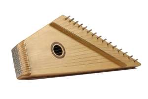 Изображение Гусельник GU-11.32.15.56100 - Гусли Звончатые крыловидные Прима, 15 струн