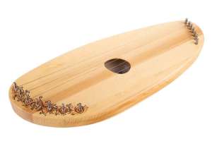 Изображение Гусельник GU-20.65.07.11100 Лира пентатоническая «След» с декой, 7 струн, светлая