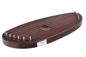 Изображение Гусельник GU-20.65.07.11110 Лира пентатоническая "След" с декой, 7 струн, темная