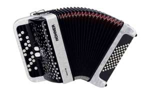 Изображение Hohner A4251 NOVA II 48 White - Аккордеон кнопочный