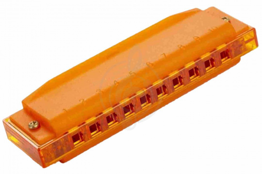 Изображение HOHNER Translucent Orange M1110O - Детская губная гармошка