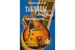 Изображение Издательский дом В.Катанского 5-89608-029-8  - Таблицы гитарных аккордов