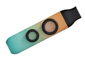 Изображение Kazoo X1Plus Skin Feeling GreenOrange - Казу с 2 мембранами