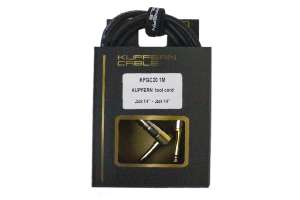 Изображение KUPFERN KFGC20 1M - Кабель инструментальный Jack 1/4 - Jack 1/4 угловые