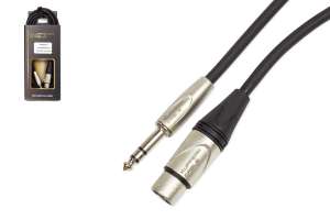 Изображение KUPFERN KFMC07 3M - Шнур микрофонный XLR-F - Jack 1/4 stereo male