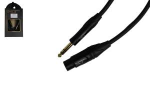 Изображение KUPFERN KFMC07 6M - Шнур микрофонный XLR-F - Jack 1/4 stereo male
