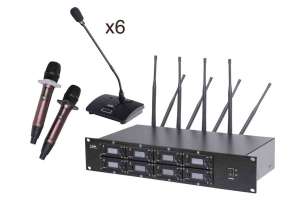 Изображение LAudio 8000C-6D2H - Беспроводная конференц-система