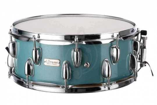 Изображение LDrums LD5411SN - Малый барабан, сине-зеленый, 14"х5,5"