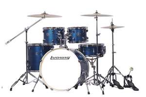 Изображение Ludwig LC196-4 Accent Pro - Барабанная установка, синяя