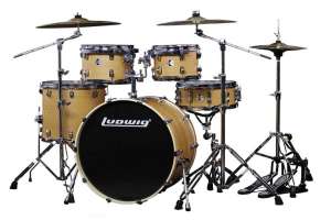 Изображение Ludwig LEC522031 Element Evolution - Барабанная установка, цвет древесины