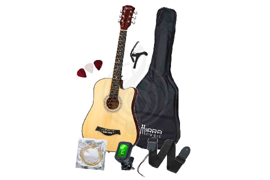 Изображение Mirra MAG-38CKIT-NAT - Акустическая гитара, комплект