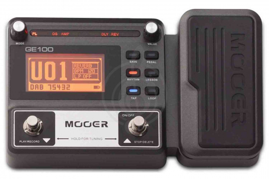 Изображение Mooer GE100 - Гитарный процессор эффектов c педалью экспрессии