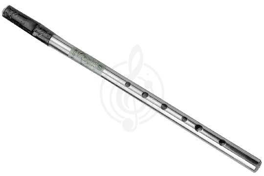 Изображение Naomi Irish Tin Whistle Aluminum D Silver - Тин Вистл Ре Алюминий