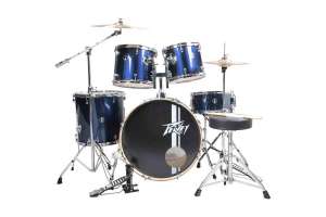 Изображение Peavey PV 5PC Drum Set Blue - Барабанная установка