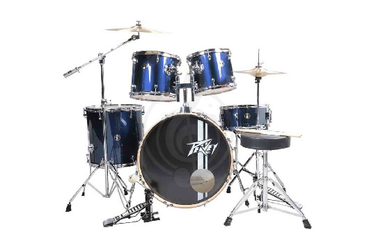 Изображение Peavey PV 5PC Drum Set Blue - Барабанная установка
