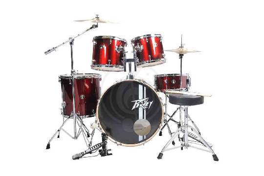 Изображение Peavey PV 5PC Drum Set Wine Red - Барабанная установка
