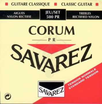 Изображение SAVAREZ 500 PR PR CORUM Струны для классических гитар (28-32-40-27-34-43) 