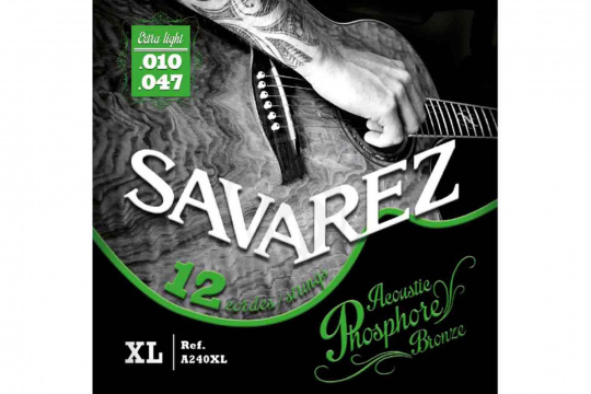 Изображение Savarez A240XL - Комплект струн для 12-струнной акустической гитары