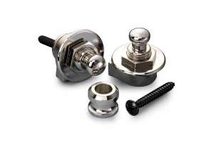 Изображение Schaller 14010101 Security lock - Стреплок для ремня, никель, полированный, упакованы пара