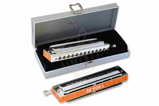 Изображение Seydel Sohne 54480C De Luxe Steel C - Губная гармошка хроматическая