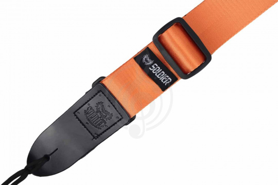 Изображение Soldier STP-1150 1 - Ремень для гитары текстиль, оранжевый