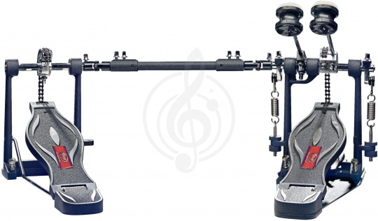 Изображение STAGG PP-1200 - двойная педаль для бас-бочки.