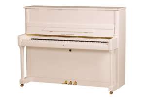 Изображение W.Steinberg 190014-2MK Performance P118 Пианино акустическое, белое, латунная фурнитура
