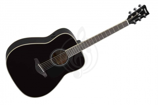 Изображение YAMAHA FG-TA BLACK - трансакустическая гитара